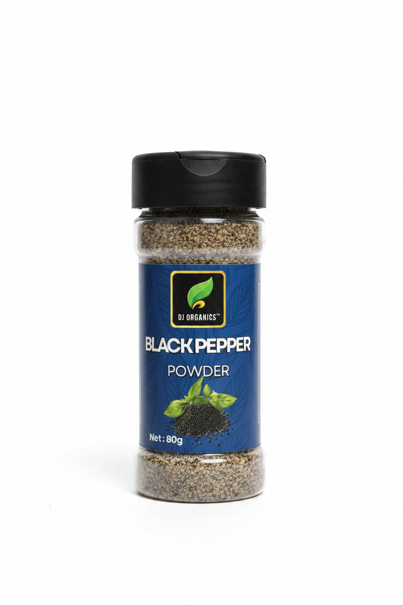 DJ Organics Bougainville Black Pepper Powder