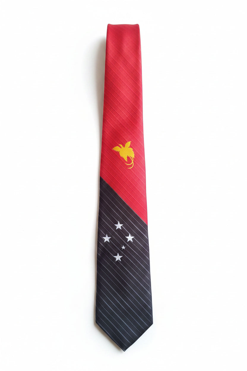 Handmade PNG flag branded formal neckties