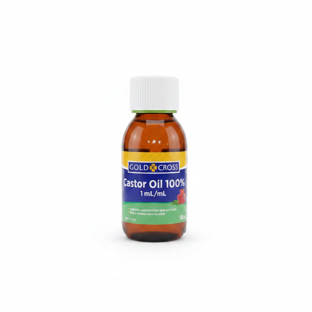 Gold Cross 100% Castor Oil 100ml