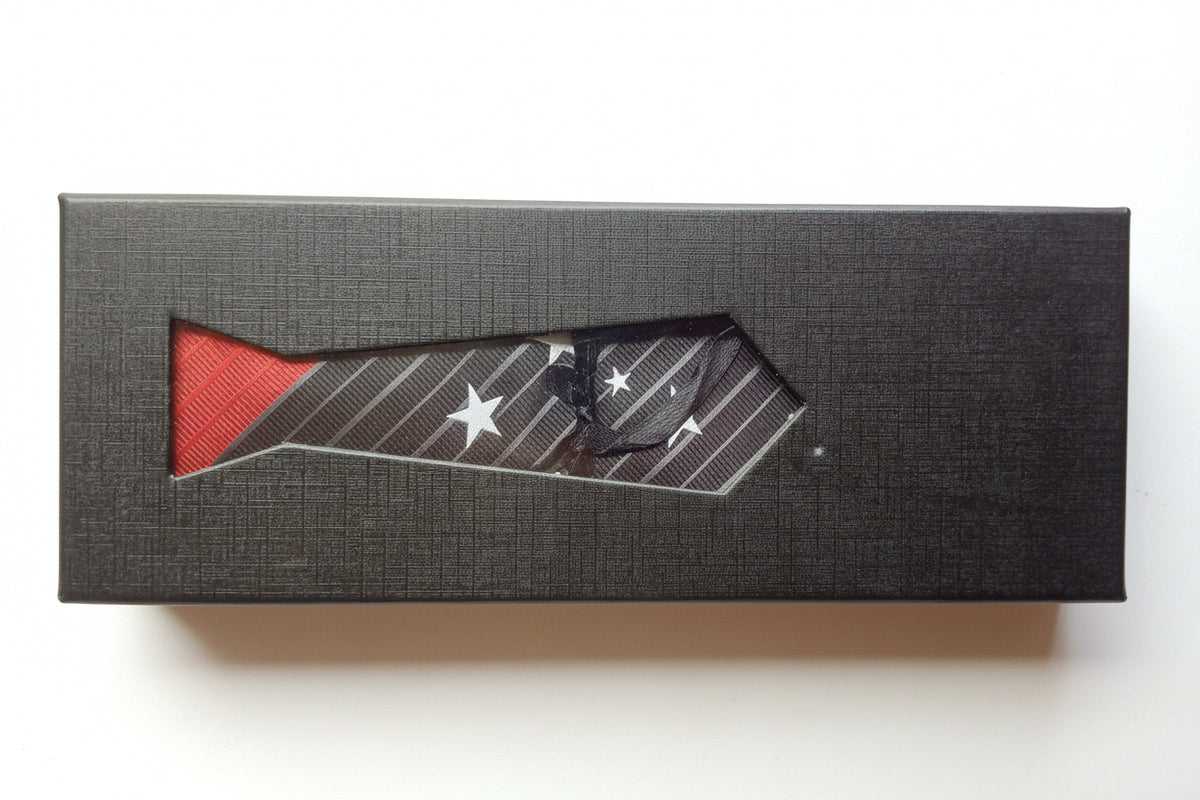 Handmade PNG flag branded formal neckties